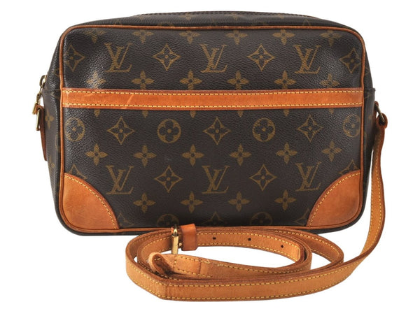 Authentic Louis Vuitton Monogram Trocadero 27 Shoulder Bag M51274 Junk 4630K