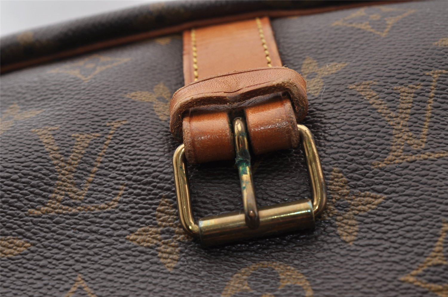 Authentic Louis Vuitton Monogram Saumur 35 Shoulder Cross Bag M42254 LV 4631I