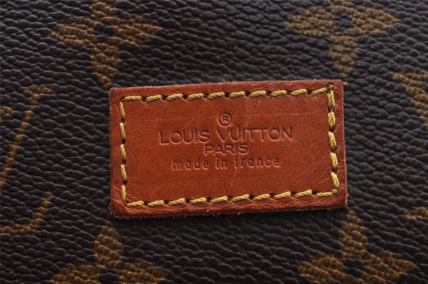 Authentic Louis Vuitton Monogram Saumur 35 Shoulder Cross Bag M42254 LV 4631I