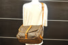 Authentic Louis Vuitton Monogram Saumur 35 Shoulder Cross Bag M42254 LV 4631I