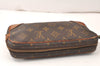 Authentic Louis Vuitton Monogram Marly Dragonne PM M51827 Clutch Bag Junk 4631K