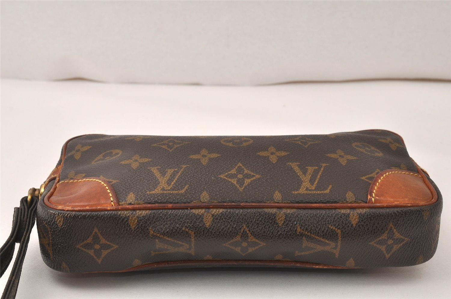Authentic Louis Vuitton Monogram Marly Dragonne PM M51827 Clutch Bag Junk 4631K