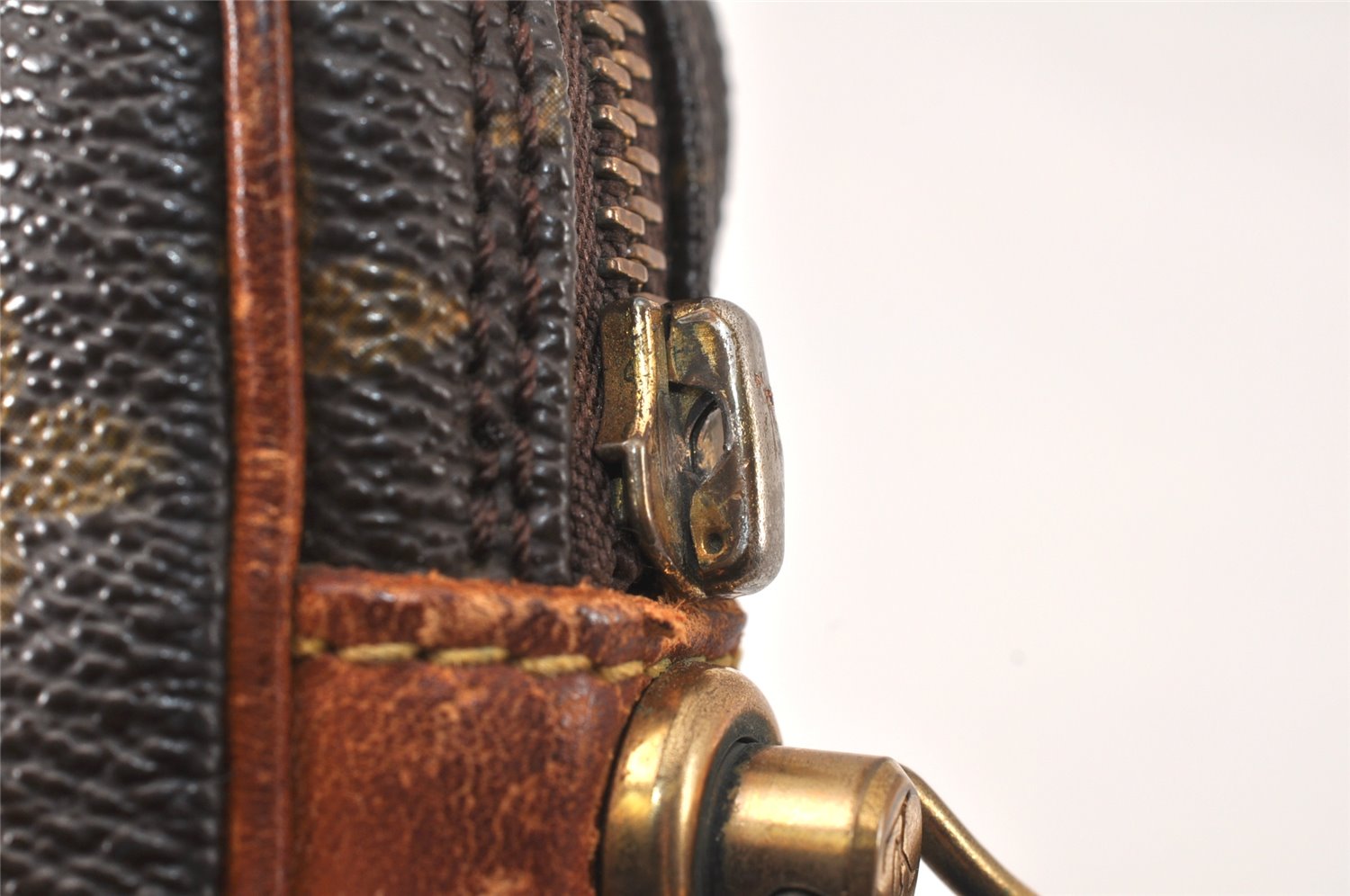 Authentic Louis Vuitton Monogram Marly Dragonne PM M51827 Clutch Bag Junk 4631K