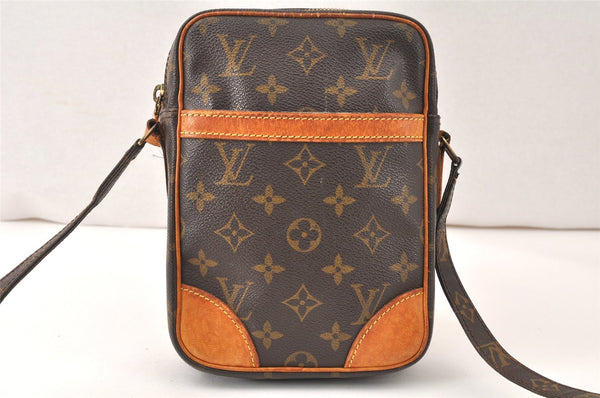 Authentic Louis Vuitton Monogram Danube Shoulder Cross Bag M45266 LV Junk 4632K