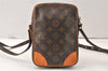Authentic Louis Vuitton Monogram Danube Shoulder Cross Bag M45266 LV Junk 4632K