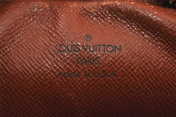 Authentic Louis Vuitton Monogram Danube Shoulder Cross Bag M45266 LV Junk 4632K