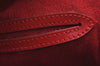 Authentic Louis Vuitton Epi Alma PM Hand Bag Red M52147 LV 4633I
