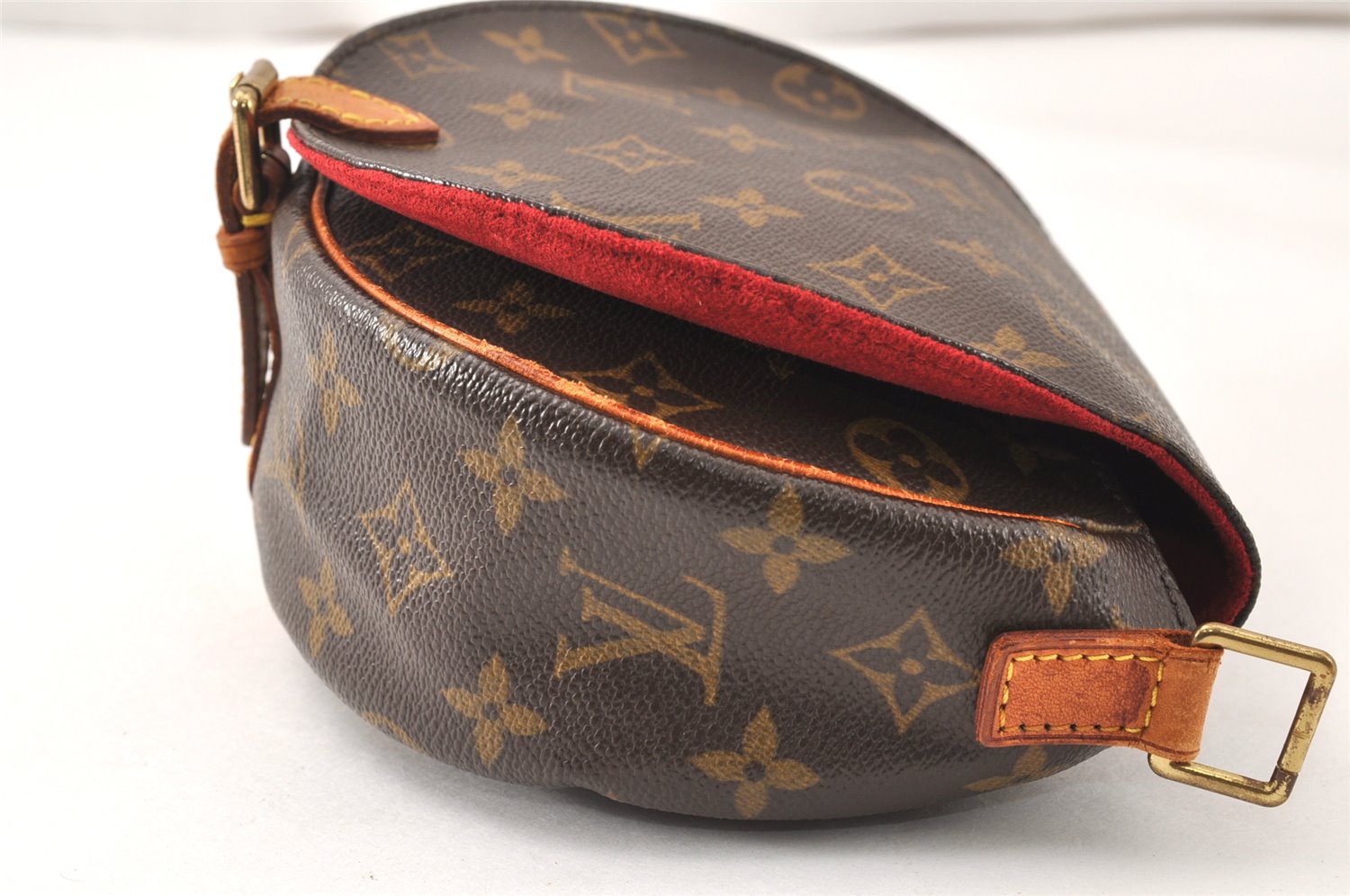 Authentic Louis Vuitton Monogram Tambourine Shoulder Cross Bag M51179 Junk 4633K