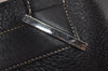 Authentic GUCCI Vintage Shoulder Tote Bag Leather Black 4635J
