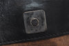 Authentic GUCCI Vintage Shoulder Tote Bag Leather Black 4635J
