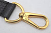 Authentic Louis Vuitton Leather Shoulder Strap Black 43.1-47.2" LV 4636K