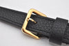 Authentic Louis Vuitton Leather Shoulder Strap Black 43.1-47.2" LV 4636K