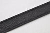 Authentic Louis Vuitton Leather Shoulder Strap Black 43.1-47.2" LV 4636K