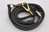Authentic Louis Vuitton Leather Shoulder Strap Black 43.1-47.2" LV 4636K
