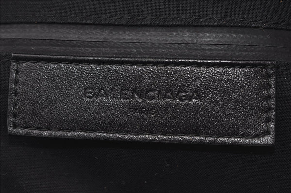 Authentic BALENCIAGA Vintage Explorer Backpack Nylon 459744 Black 4637I