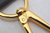 Authentic Louis Vuitton Leather Shoulder Strap Black 39.8-45.7" LV 4637K