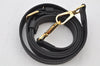 Authentic Louis Vuitton Leather Shoulder Strap Black 39.8-45.7" LV 4637K