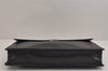 Authentic PRADA Saffiano Leather Nappa Briefcase Business Bag V215 Black 4638J