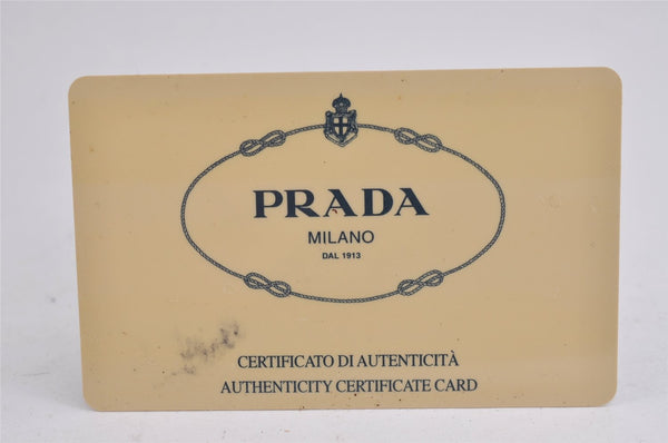 Authentic PRADA Saffiano Leather Nappa Briefcase Business Bag V215 Black 4638J