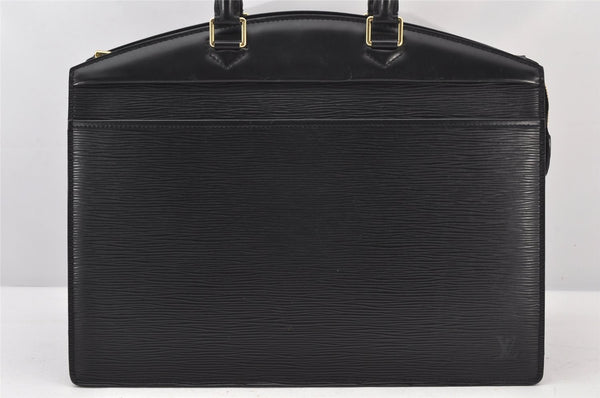 Authentic Louis Vuitton Epi Riviera Hand Bag Black M48182 LV Junk 4638K