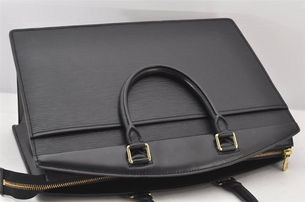 Authentic Louis Vuitton Epi Riviera Hand Bag Black M48182 LV Junk 4638K