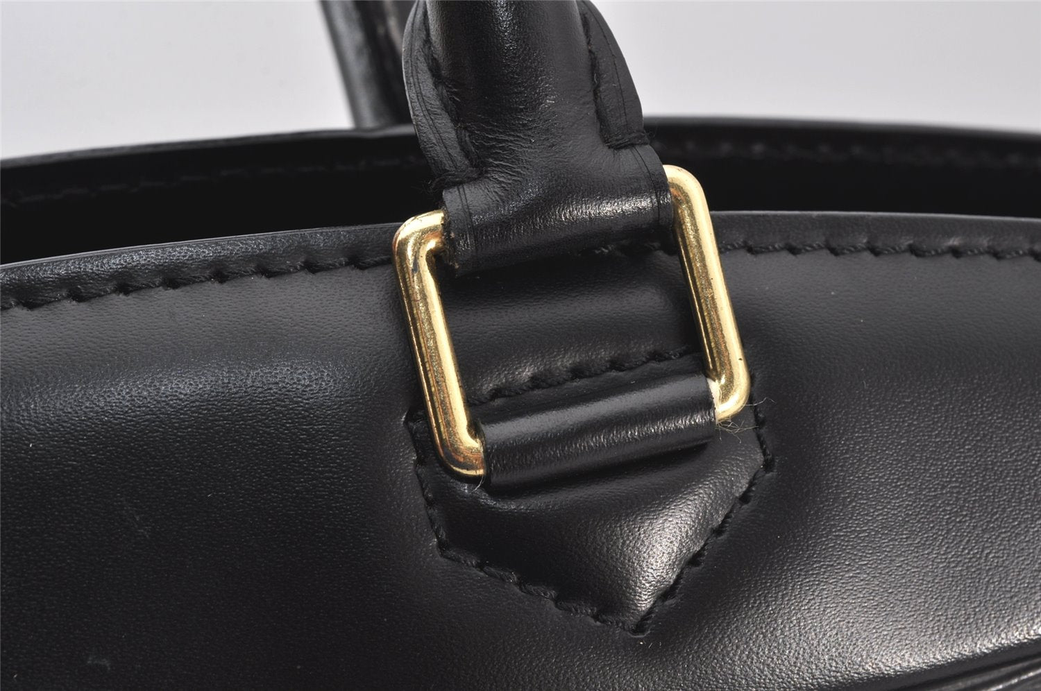 Authentic Louis Vuitton Epi Riviera Hand Bag Black M48182 LV Junk 4638K