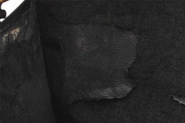 Authentic Louis Vuitton Epi Riviera Hand Bag Black M48182 LV Junk 4638K