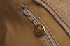 Authentic CHANEL Caviar Skin Medallion CC Logo Shoulder Tote Bag Beige 4639I