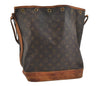 Authentic Louis Vuitton Monogram Noe Shoulder Drawstring Bag M42224 LV 4639J