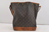 Authentic Louis Vuitton Monogram Noe Shoulder Drawstring Bag M42224 LV 4639J