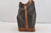 Authentic Louis Vuitton Monogram Noe Shoulder Drawstring Bag M42224 LV 4639J