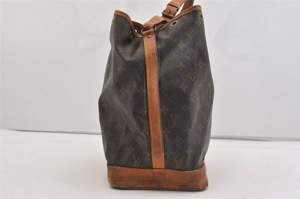 Authentic Louis Vuitton Monogram Noe Shoulder Drawstring Bag M42224 LV 4639J