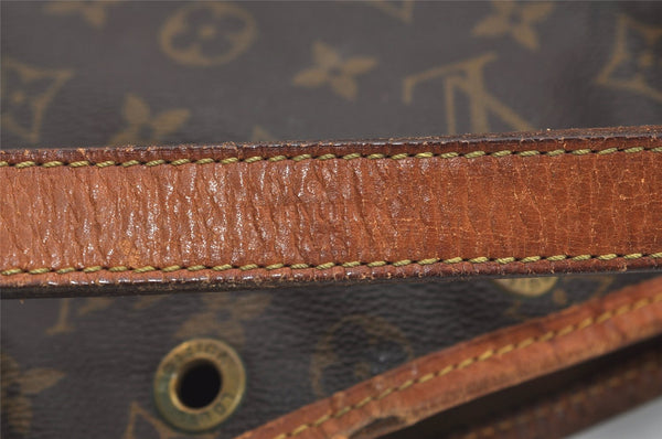 Authentic Louis Vuitton Monogram Noe Shoulder Drawstring Bag M42224 LV 4639J