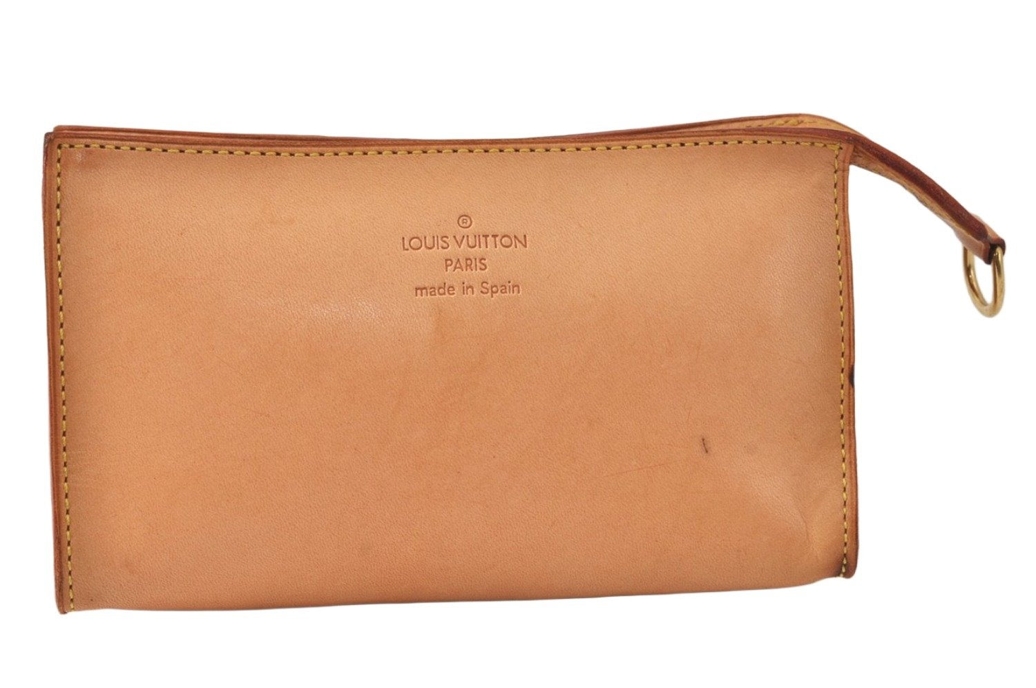 Authentic Louis Vuitton Nomade Pouch Purse Beige LV 4639K