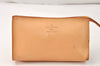 Authentic Louis Vuitton Nomade Pouch Purse Beige LV 4639K