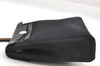 Auth HERMES Her Bag TPM 2 In 1 2Way Shoulder Bag Canvas Leather Black Junk 4640J