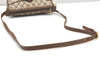 Authentic GUCCI Web Sherry Line Shoulder Bag GG PVC Leather Brown Junk 4640K