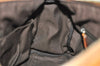Authentic GUCCI Abbey Hand Boston Bag GG Canvas Leather 130942 Brown 4641K