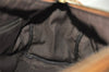 Authentic GUCCI Abbey Hand Boston Bag GG Canvas Leather 130942 Brown 4641K