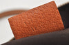 Authentic GUCCI Abbey Hand Boston Bag GG Canvas Leather 130942 Brown 4641K