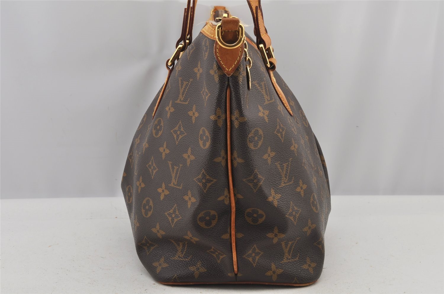 Authentic Louis Vuitton Monogram Palermo PM Shoulder Tote Bag M40145 LV 4642J