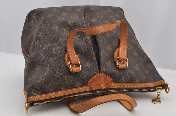 Authentic Louis Vuitton Monogram Palermo PM Shoulder Tote Bag M40145 LV 4642J