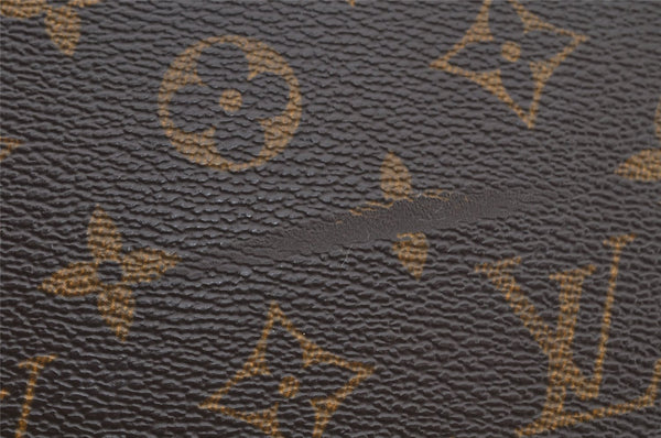 Authentic Louis Vuitton Monogram Palermo PM Shoulder Tote Bag M40145 LV 4642J