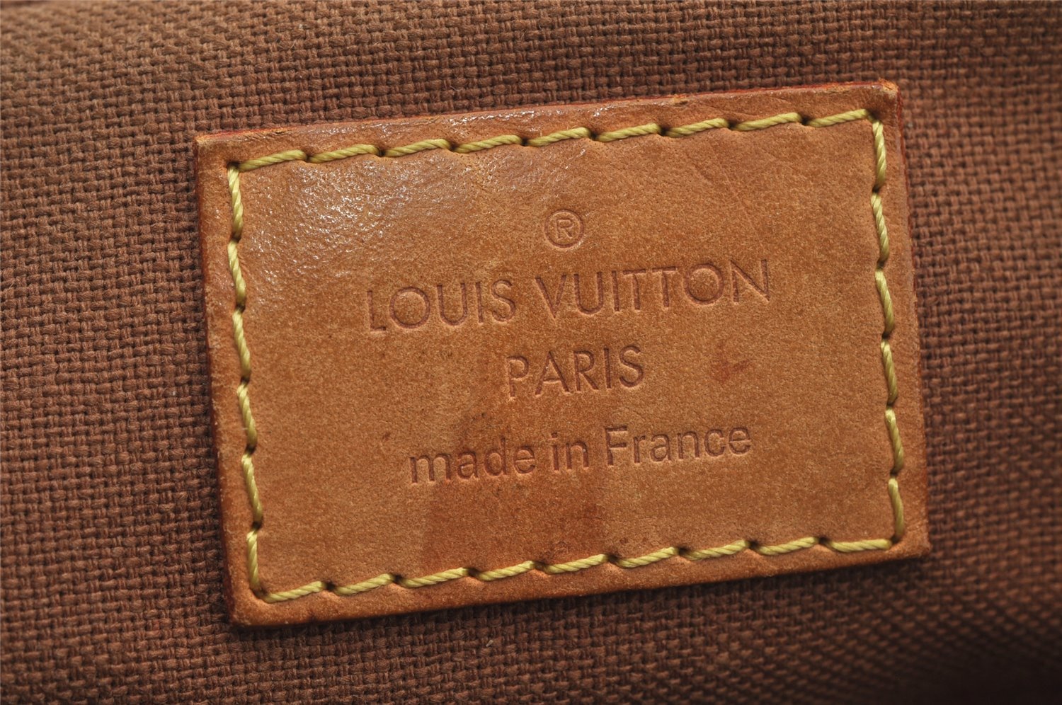 Authentic Louis Vuitton Monogram Palermo PM Shoulder Tote Bag M40145 LV 4642J