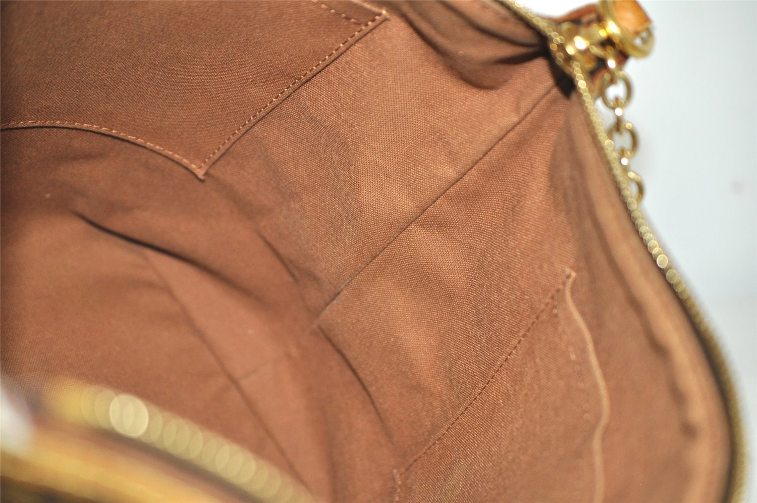 Authentic Louis Vuitton Monogram Palermo PM Shoulder Tote Bag M40145 LV 4642J