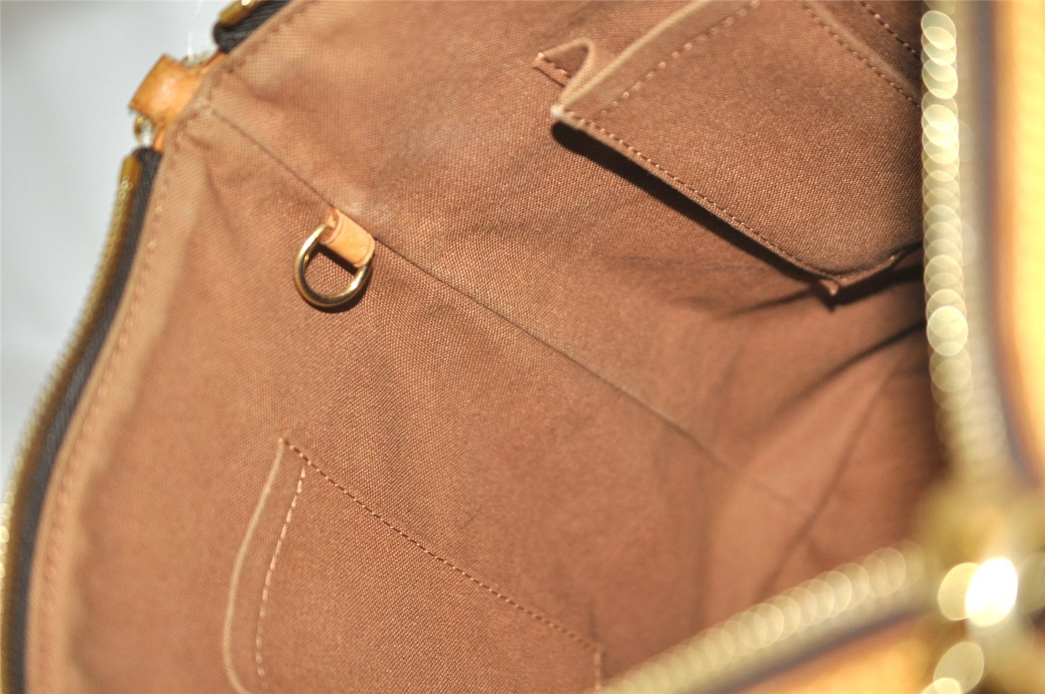 Authentic Louis Vuitton Monogram Palermo PM Shoulder Tote Bag M40145 LV 4642J