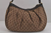Authentic GUCCI Sukey Shoulder Hand Bag GG Canvas Leather 232955 Brown 4644J