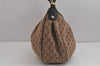 Authentic GUCCI Sukey Shoulder Hand Bag GG Canvas Leather 232955 Brown 4644J