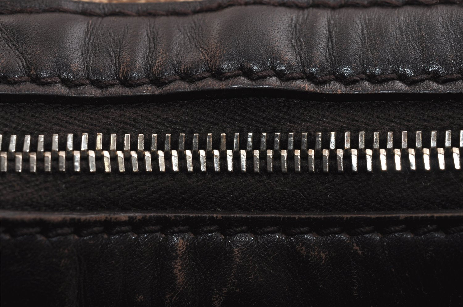 Authentic GUCCI Sukey Shoulder Hand Bag GG Canvas Leather 232955 Brown 4644J