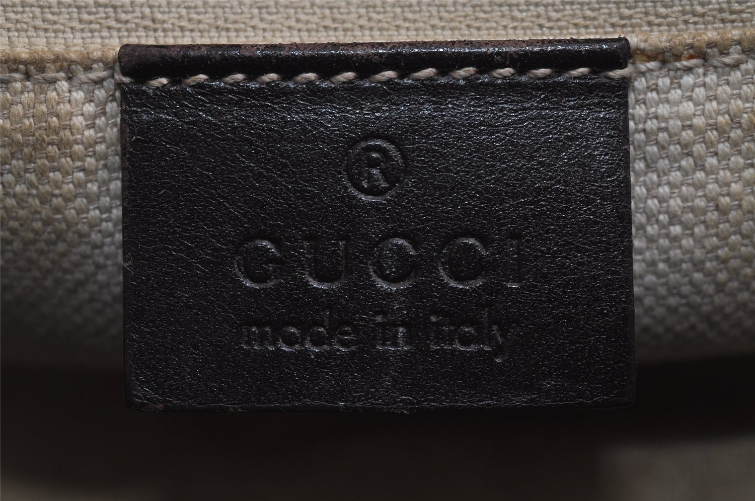 Authentic GUCCI Sukey Shoulder Hand Bag GG Canvas Leather 232955 Brown 4644J